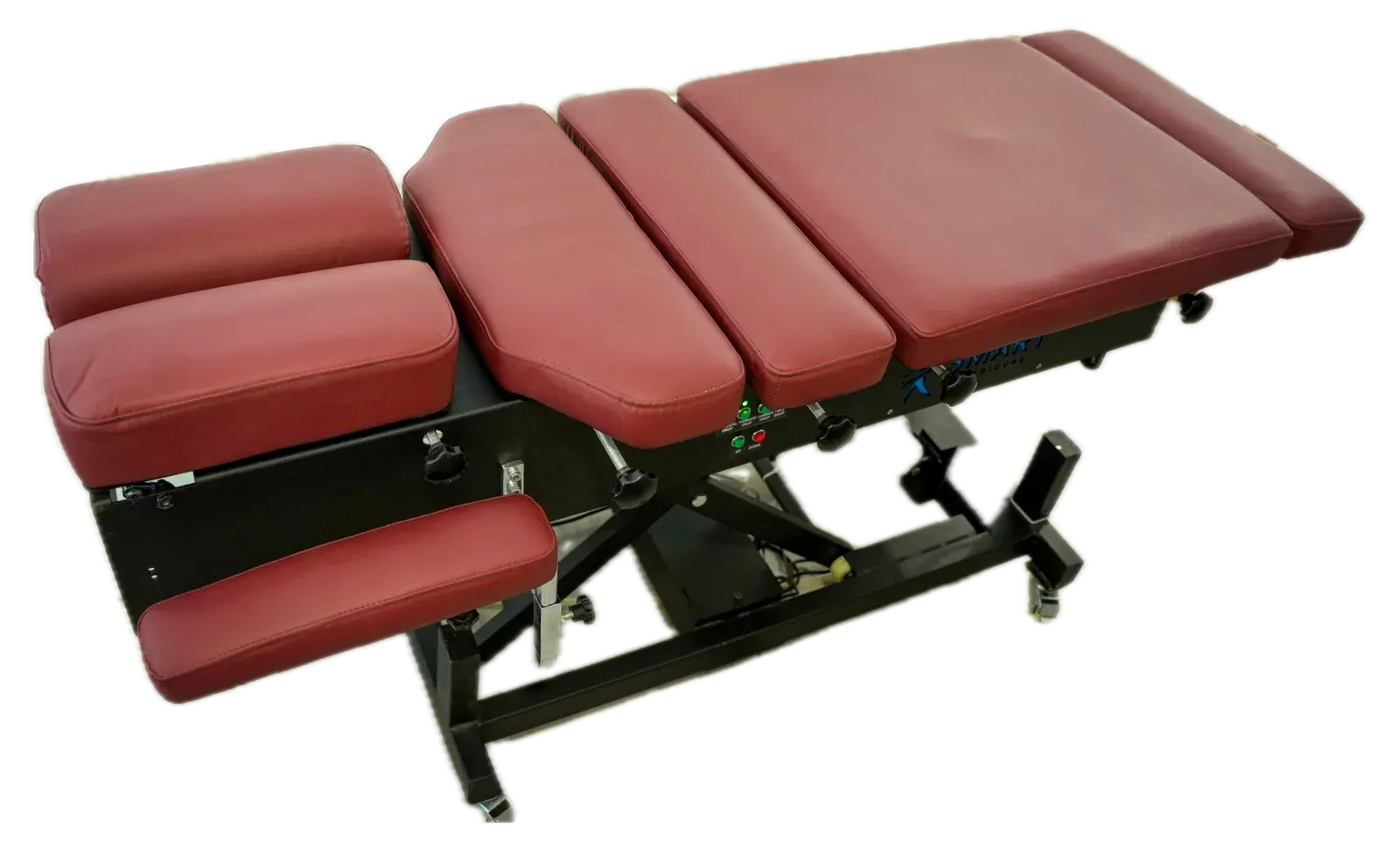 Smart Medicure automatic chiropractic air drop table with 4-drop air system and compressor