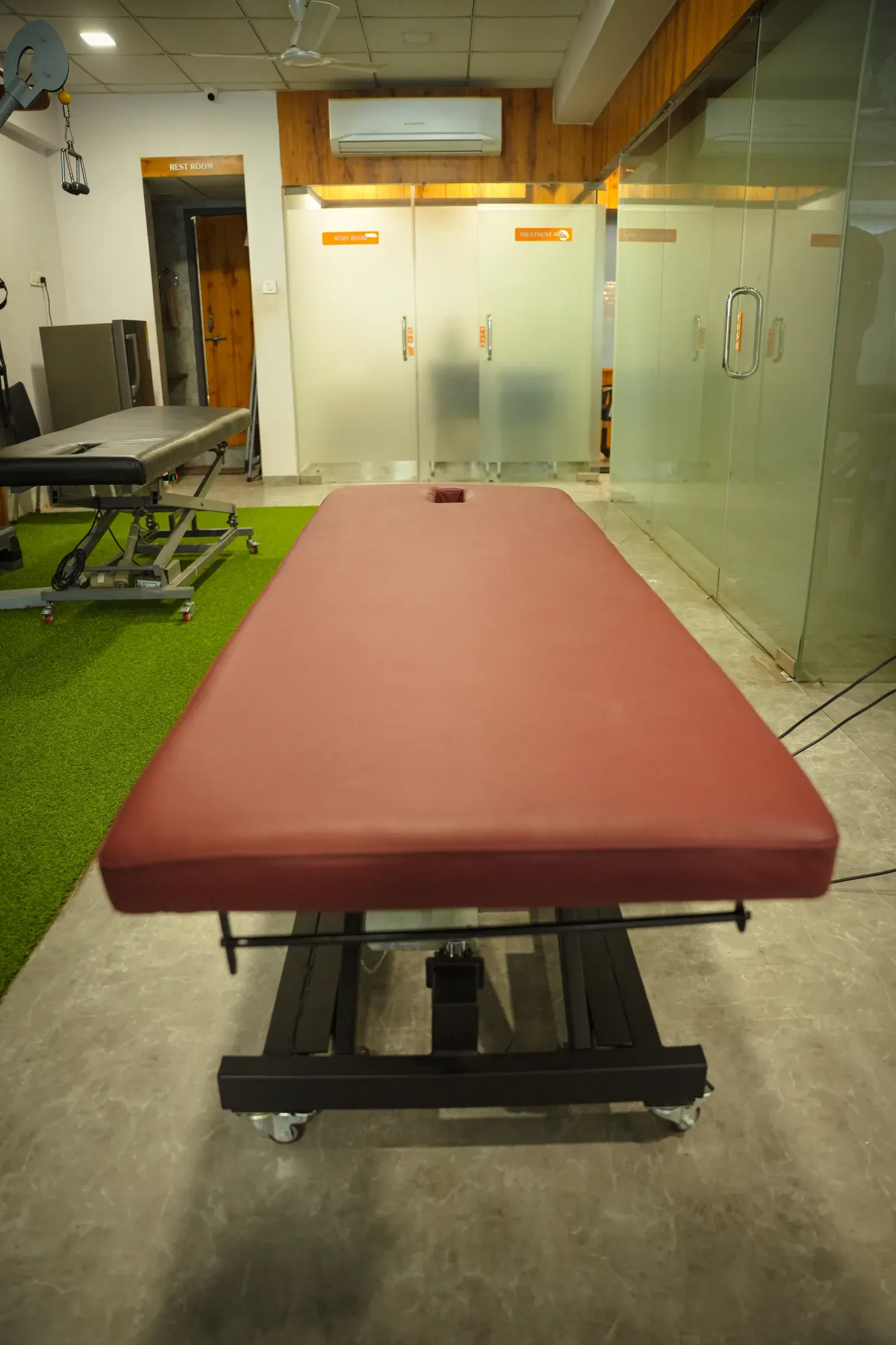 Electrical Height Adjustable Flat Multipurpose Treatment Table — Smart Medicure